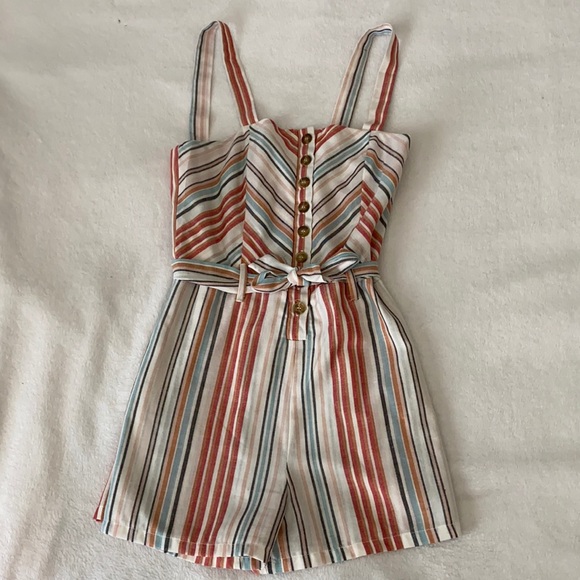 Striped romper - Picture 1 of 3